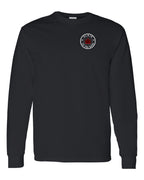 Plaid to the Bone Circle Leaf Left Chest and Back Long Sleeve - Unisex