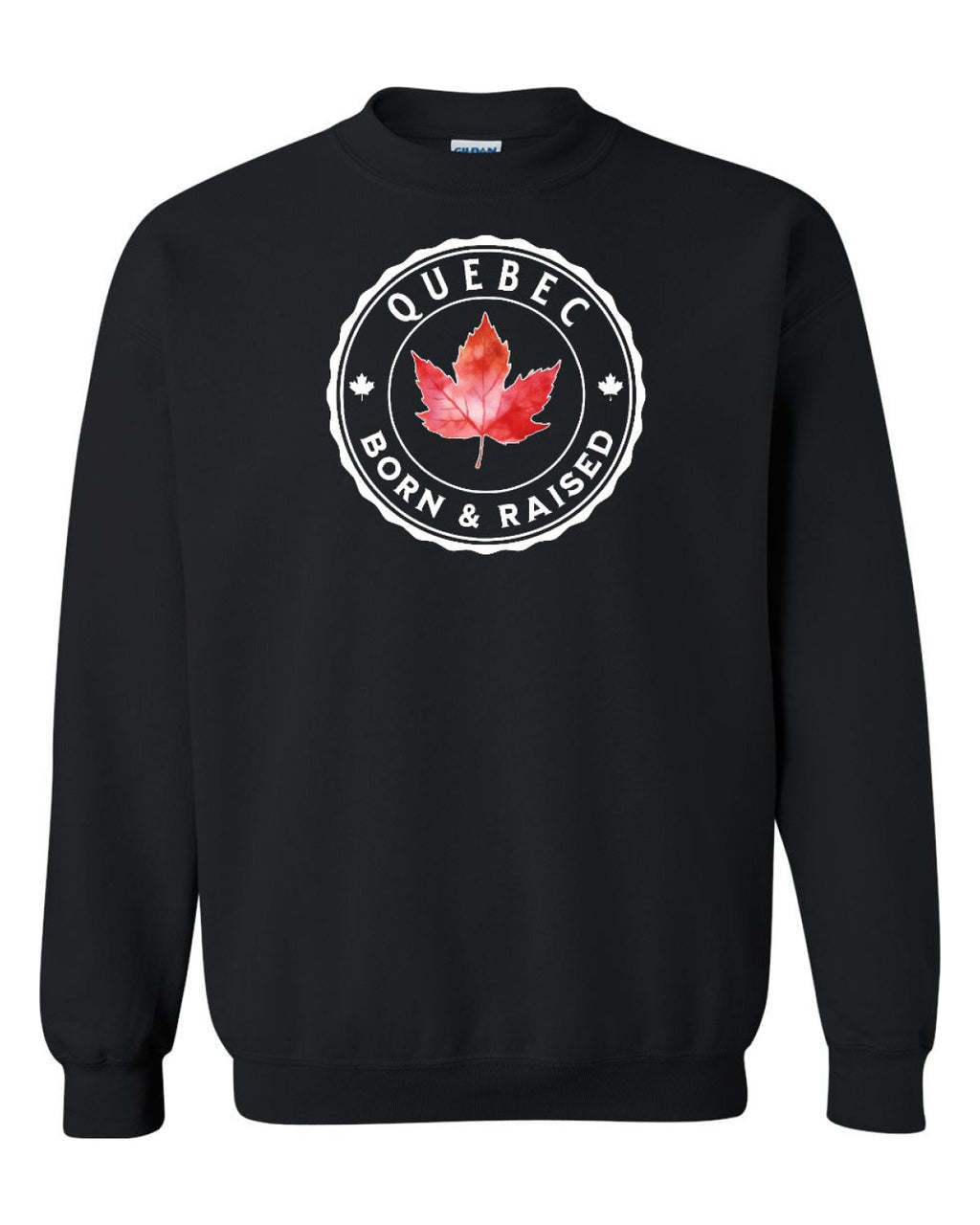 Born and Raised Quebec Full Crewneck - Unisex