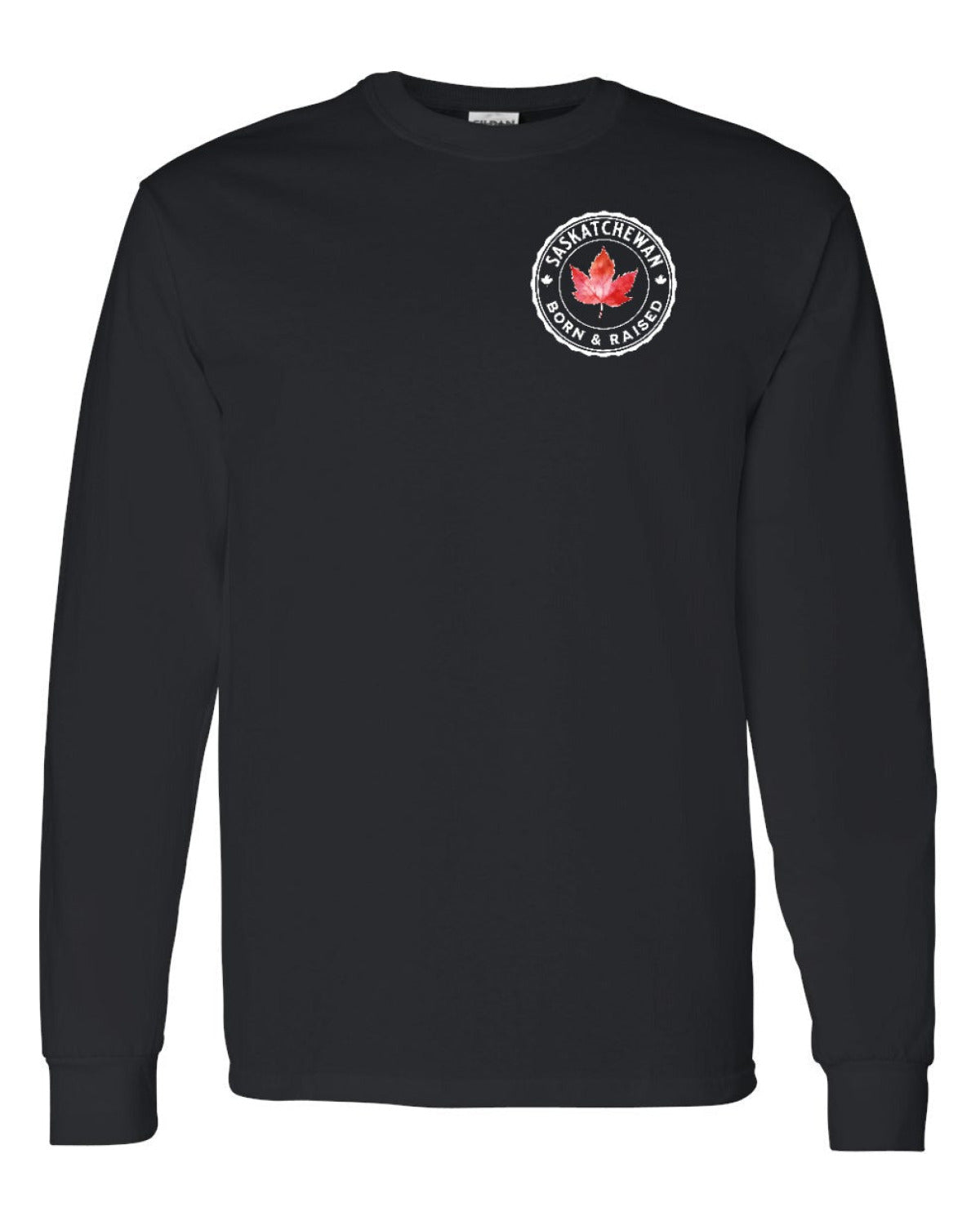 Born and Raised Saskatchewan Left Chest Long Sleeve - Unisex
