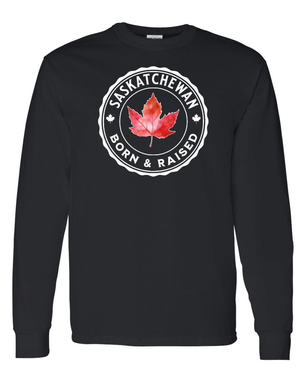 Born and Raised Saskatchewan Full Long Sleeve - Unisex