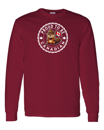 Proud to be Canadian Female Beaver Full Long Sleeve Tee