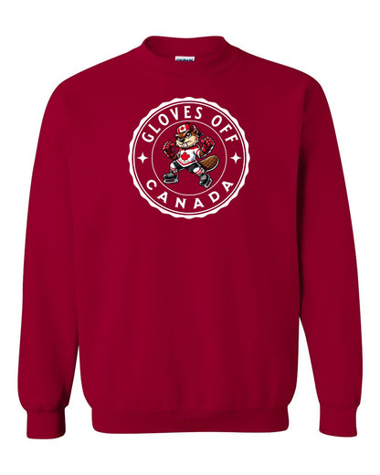 Gloves Off Beaver Full Crewneck - Gildan Canada (sewn Internationally)