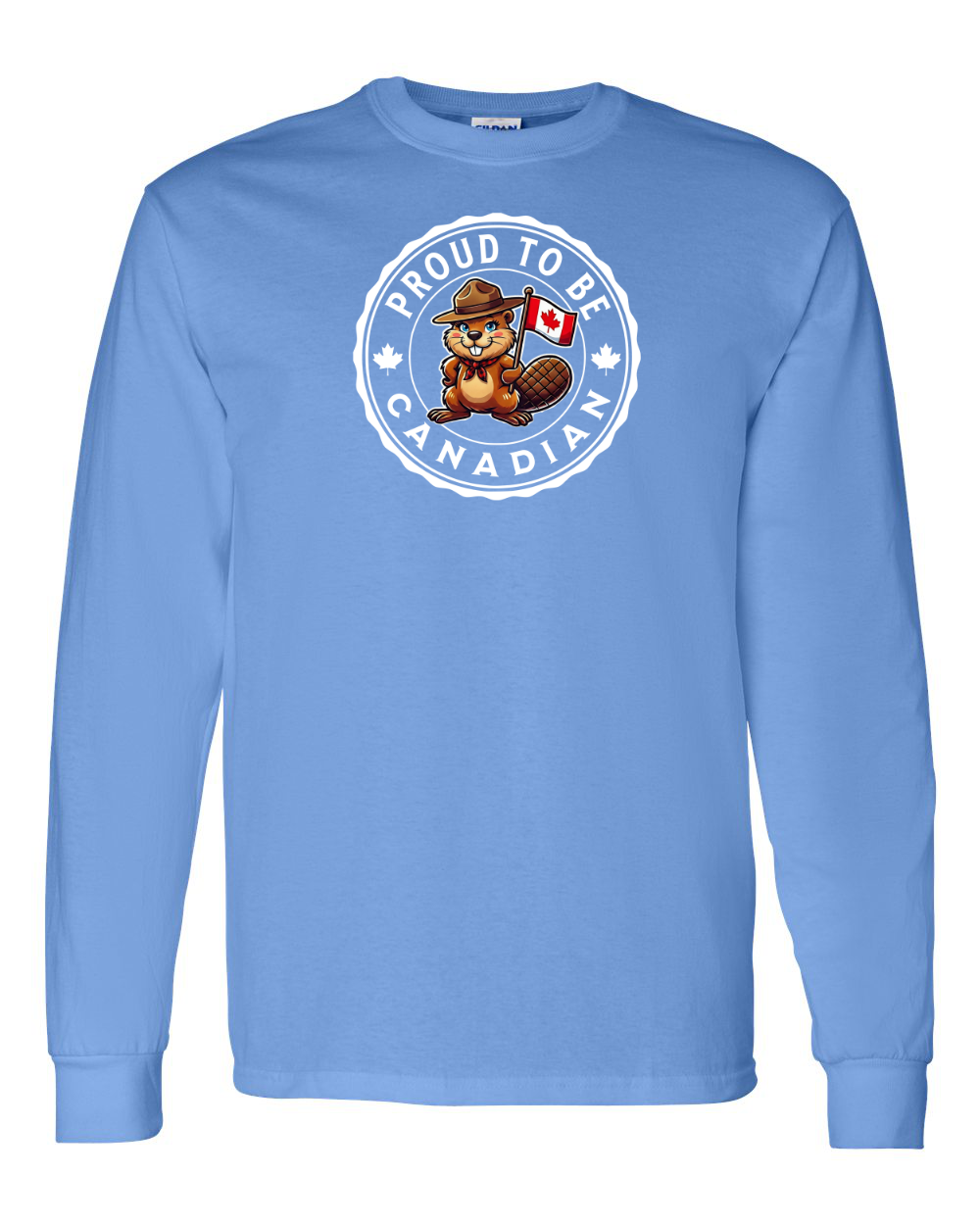 Proud to be Canadian Female Beaver Full Long Sleeve Tee