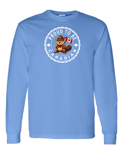 Proud to be Canadian Female Beaver Full Long Sleeve Tee