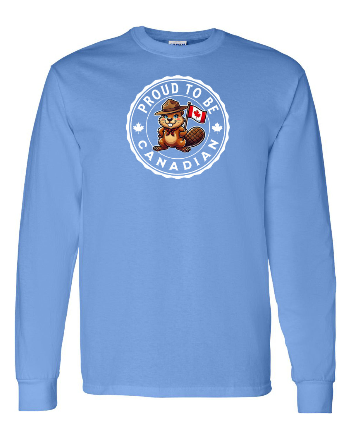 Proud to be Canadian Female Beaver   Long Sleeve Tee - Unisex
