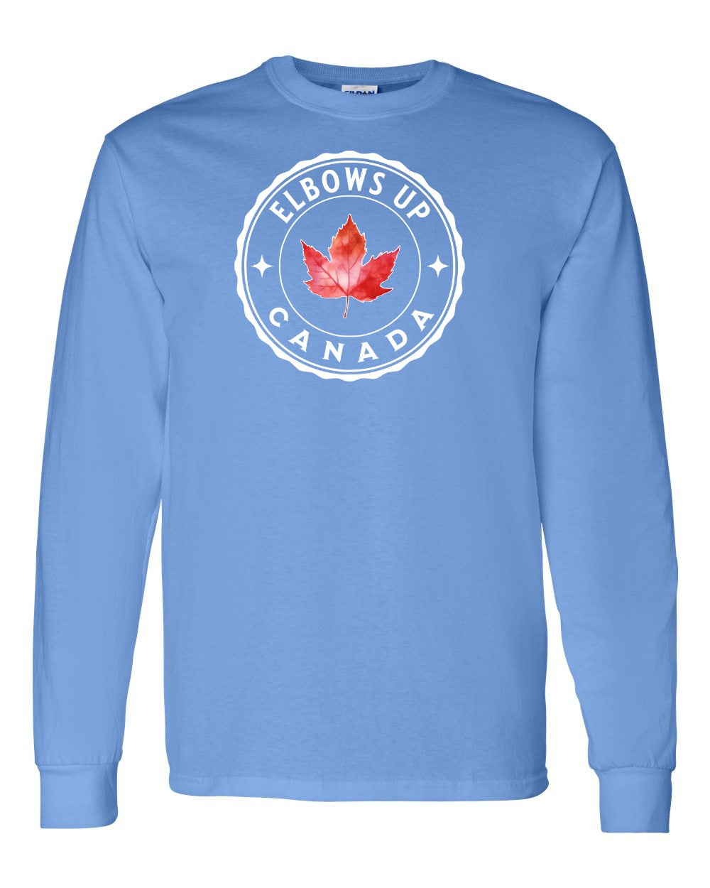 Elbows up Leaf Full Long Sleeve - Gildan Canada (sewn Internationally)