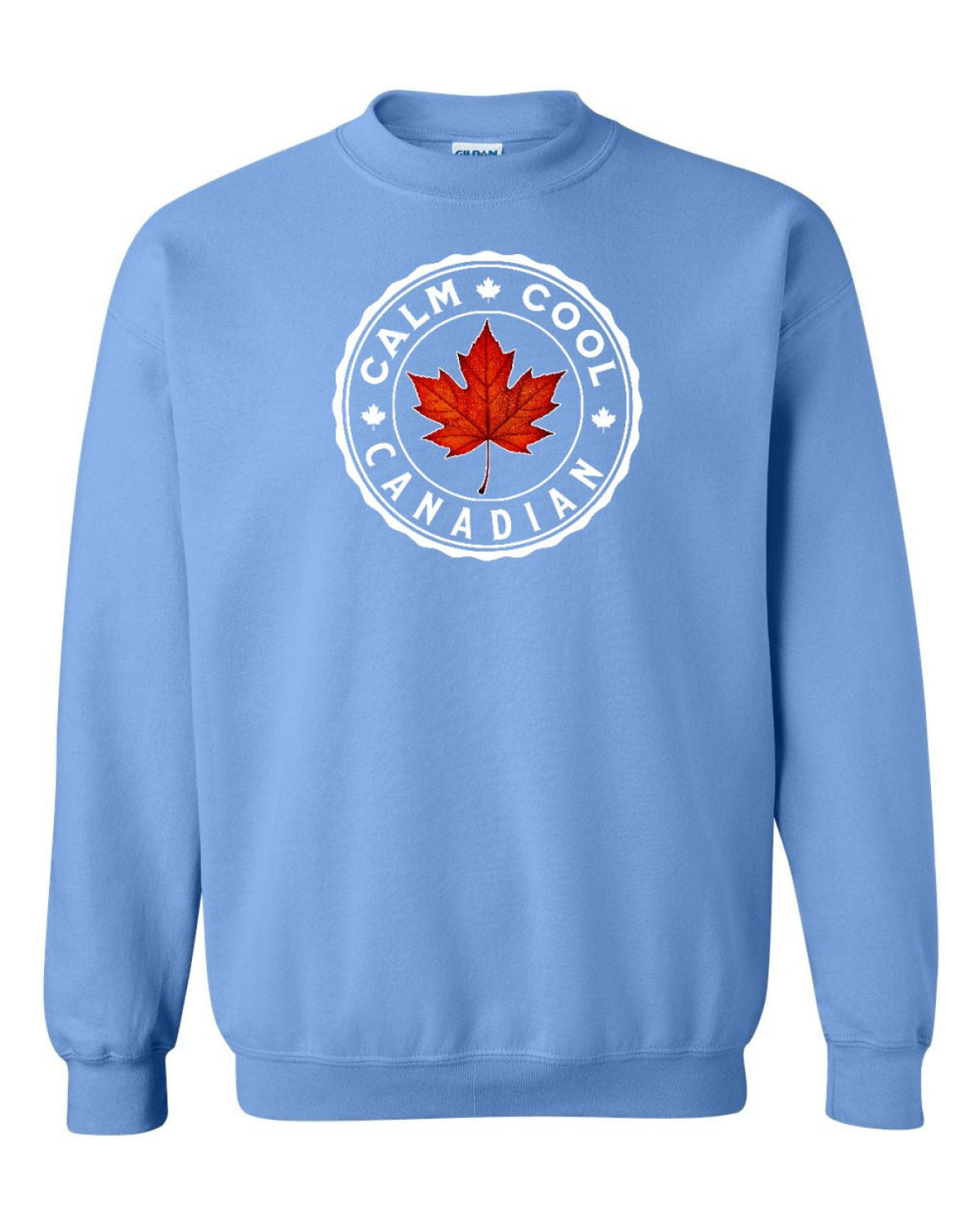 Calm Cool Canadian Leaf Full Crewneck - Unisex
