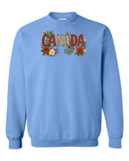 Canada Flowers Full Crewneck - Unisex
