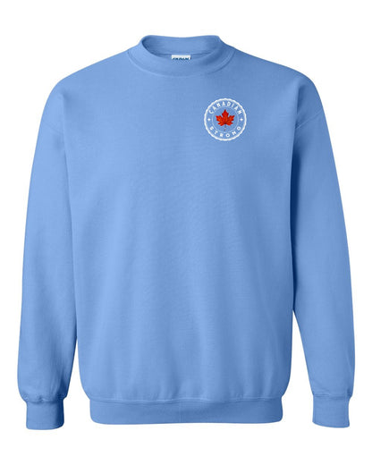Canadian Strong Leaf Left Chest and Back Crewneck - Gildan Canada (sewn Internationally)