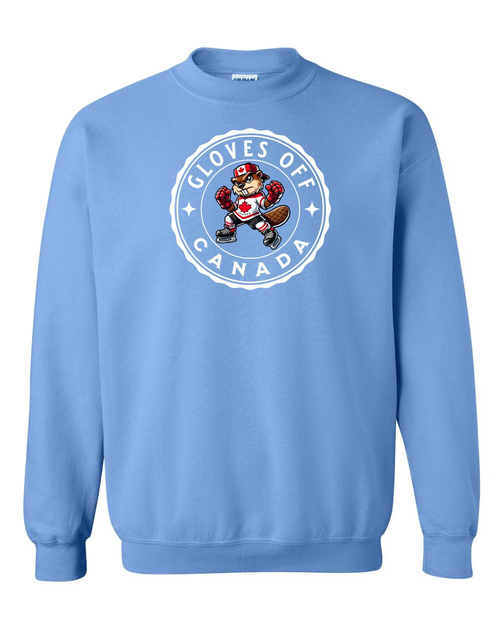 Gloves Off Beaver Full Crewneck - Gildan Canada (sewn Internationally)