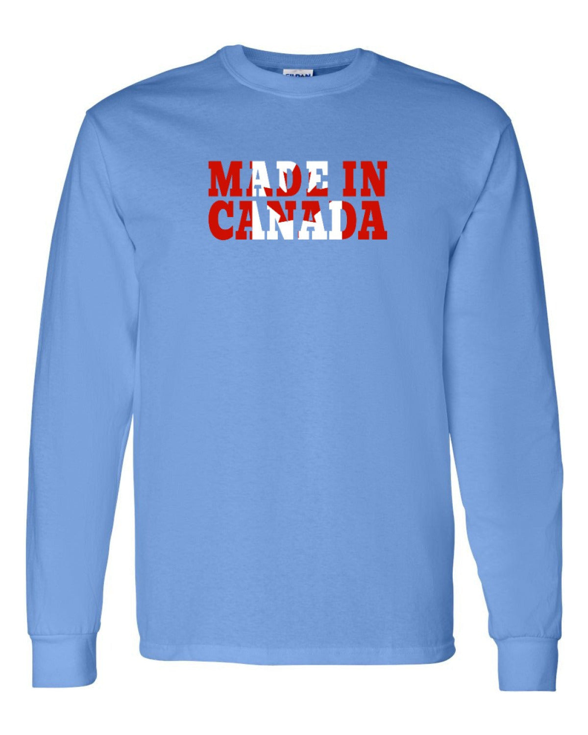Made in Canada Flag Background Full Long Sleeve - Unisex