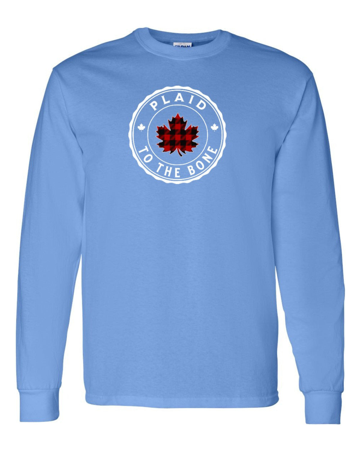 Plaid to the Bone Circle Leaf Full Long Sleeve - Unisex