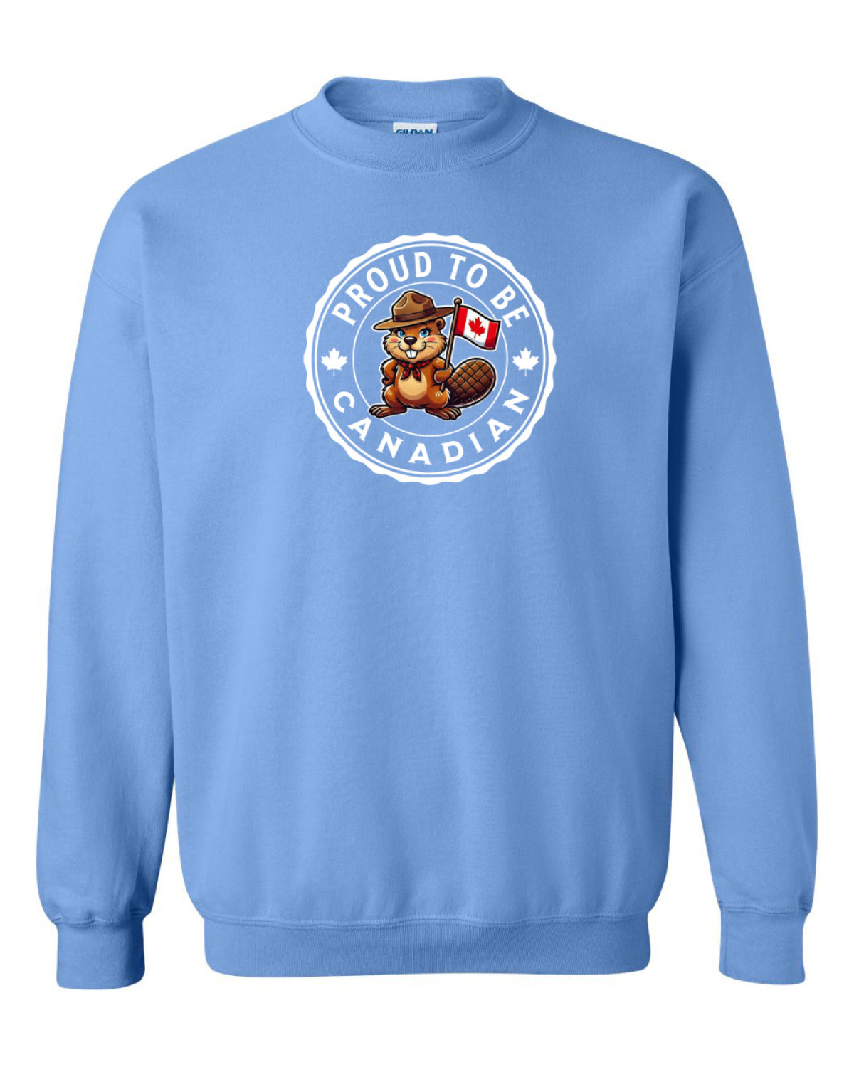 Proud to be Canadian Female Beaver   Crewneck - Unisex