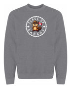 Flags Up Male Beaver   Crewneck - Unisex