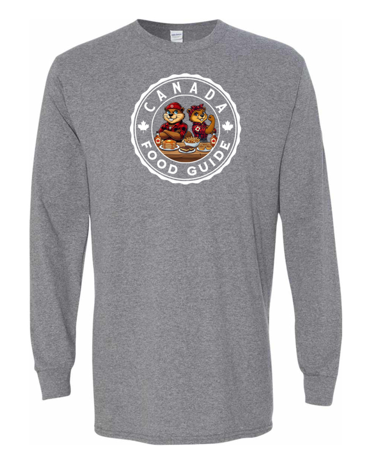 Canada Food Guide   Long Sleeve Tee ) - Unisex