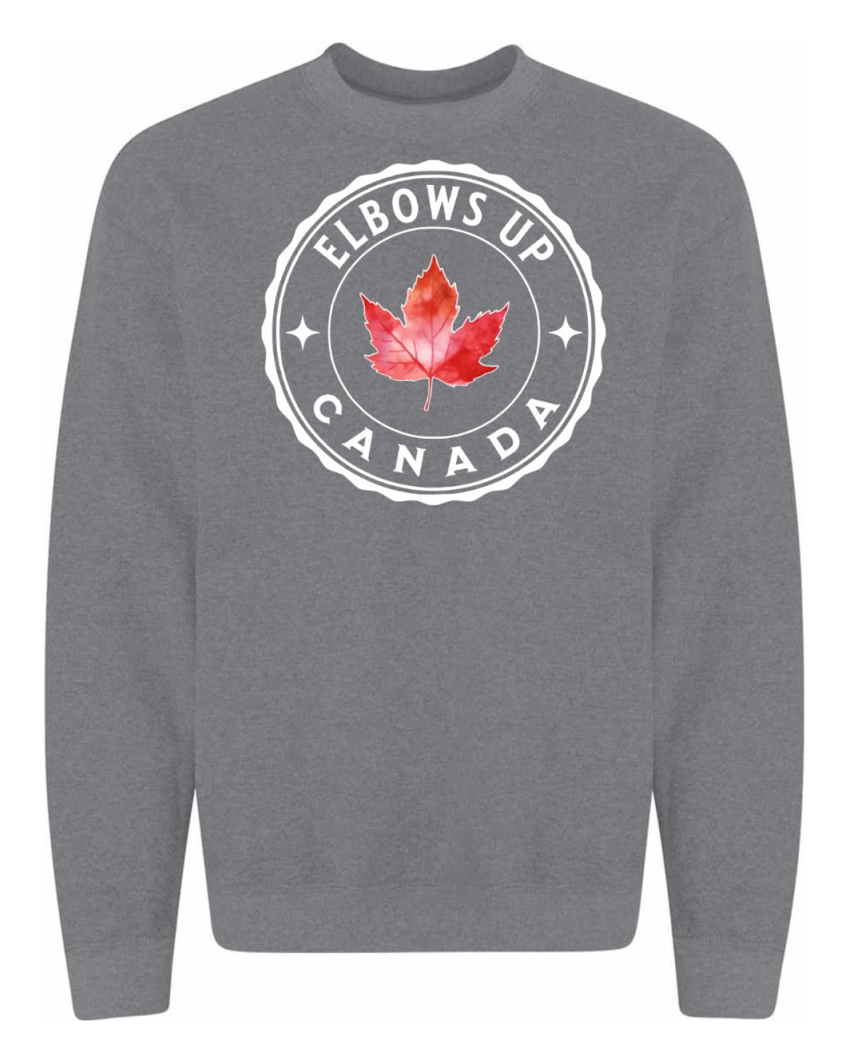 Elbows up Leaf Full Crewneck - Unisex