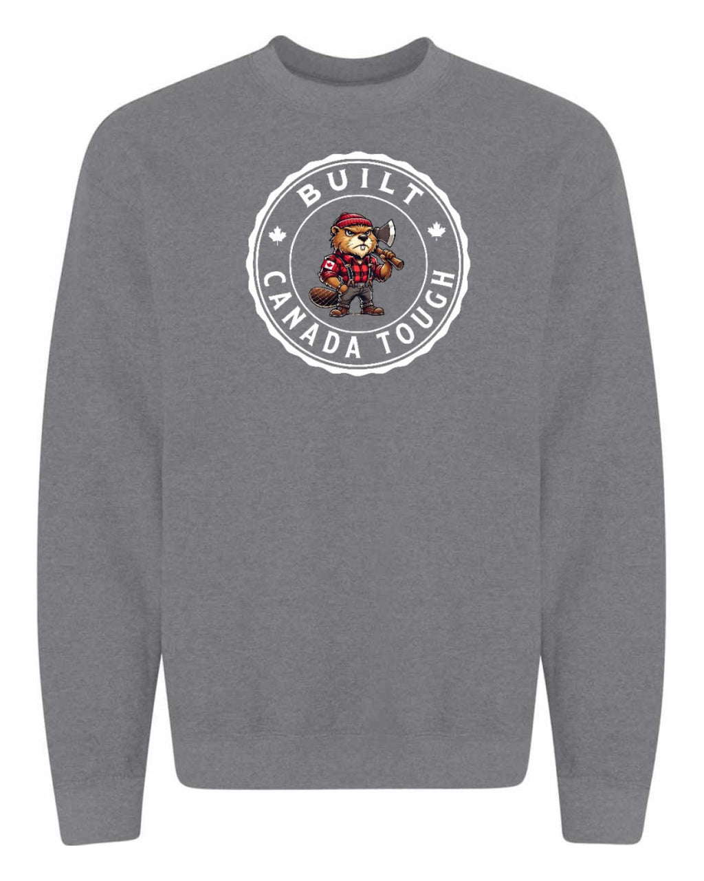 Built Canada Tough Male Beaver Full Crewneck - Unisex