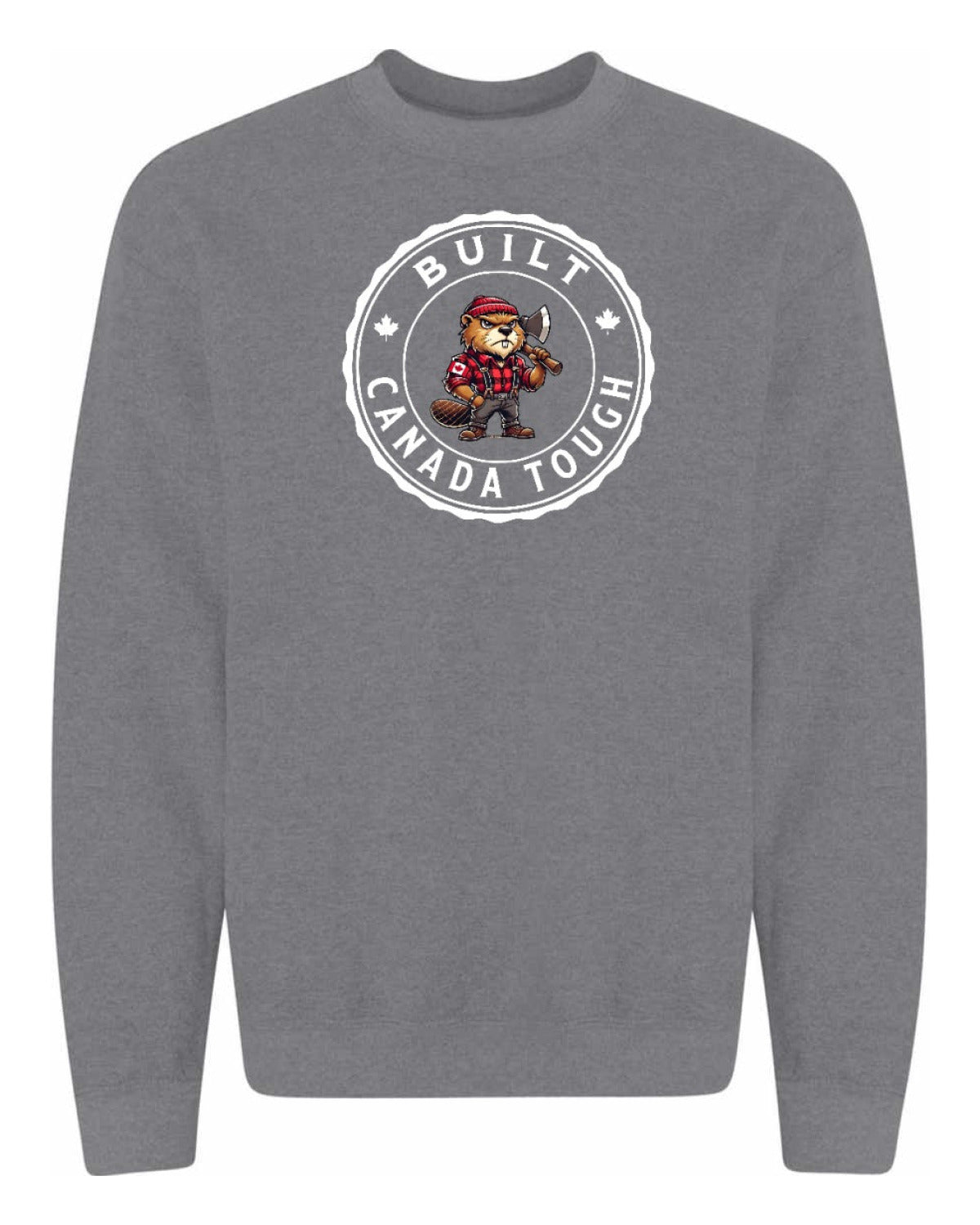 Built Canada Tough Male Beaver Full Crewneck - Unisex