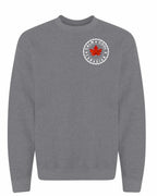 Calm Cool Canadian Leaf Left Chest and Back Crewneck - Unisex