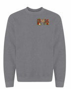 Canada Flowers Left Chest and Back Crewneck - Unisex
