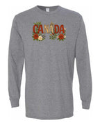 Canada Flowers Full Long Sleeve - Unisex