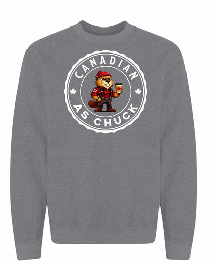CDN as Chuck Male Beaver Full Crewneck - Gildan Canada (sewn Internationally)