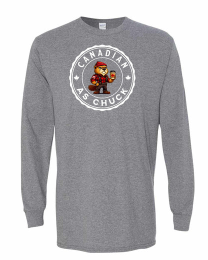 CDN as Chuck Male Beaver Full Long Sleeve - Gildan Canada (sewn Internationally)