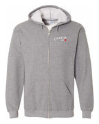 Canadian Guy Leaf Left Chest Zip Hoodie - Unisex