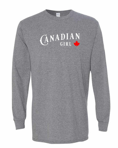 Canadian Girl Full Long Sleeve - Gildan Canada (sewn Internationally)