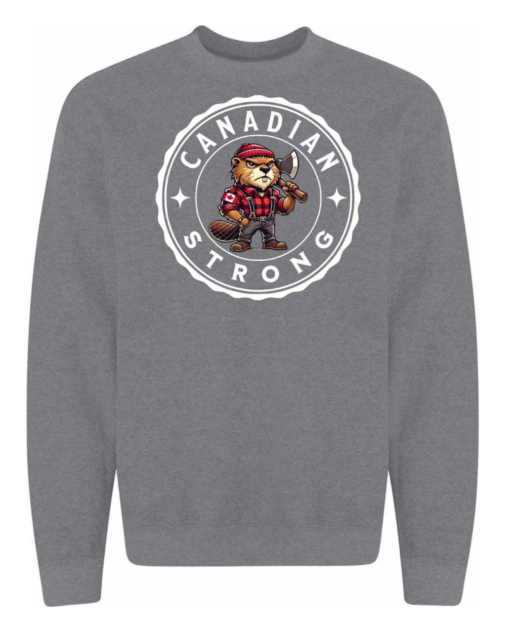 Canadian Strong Beaver Full Crewneck - Unisex