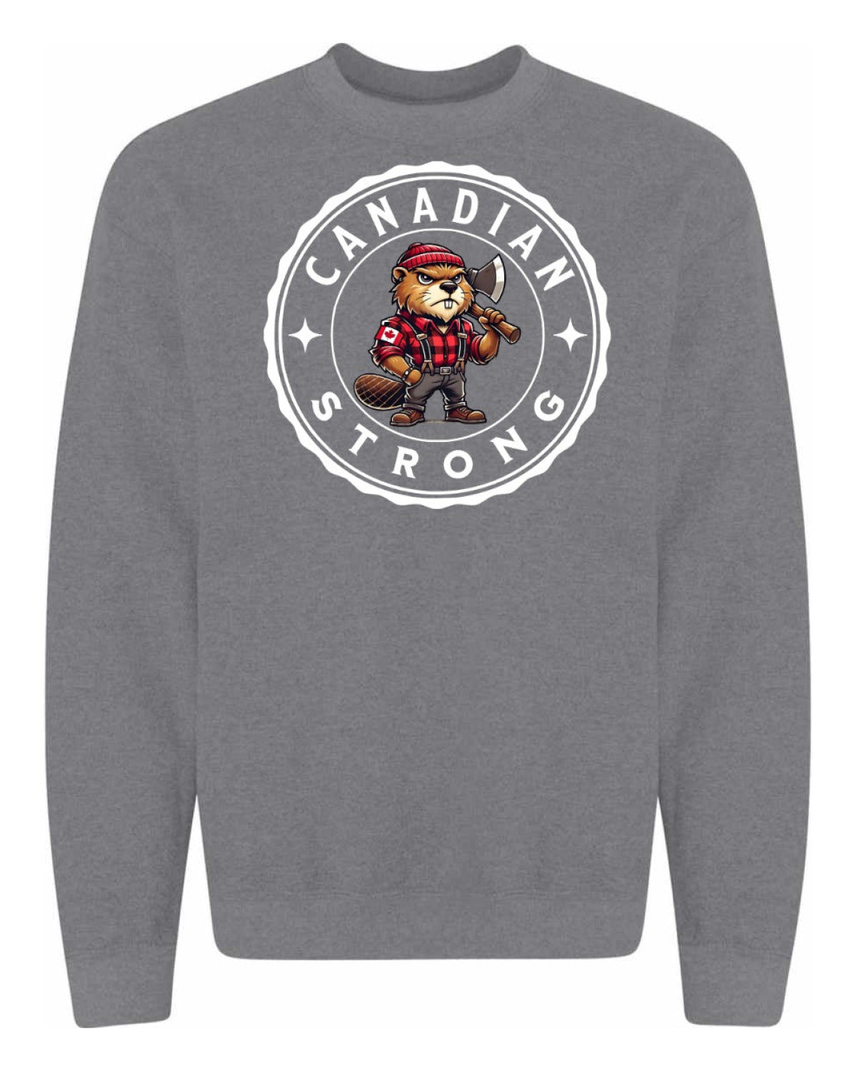 Canadian Strong Beaver Full Crewneck - Unisex
