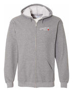 Canadian Woman Left Chest and Back Zip Hoodie - Unisex