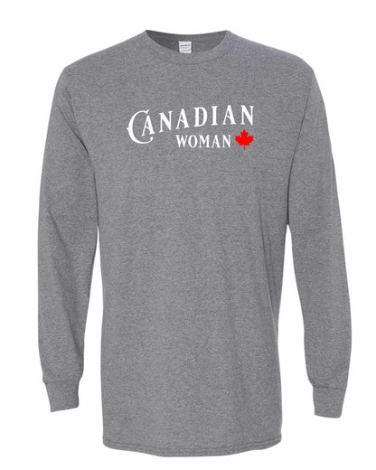 Canadian Woman Full Long Sleeve - Gildan Canada (sewn Internationally)