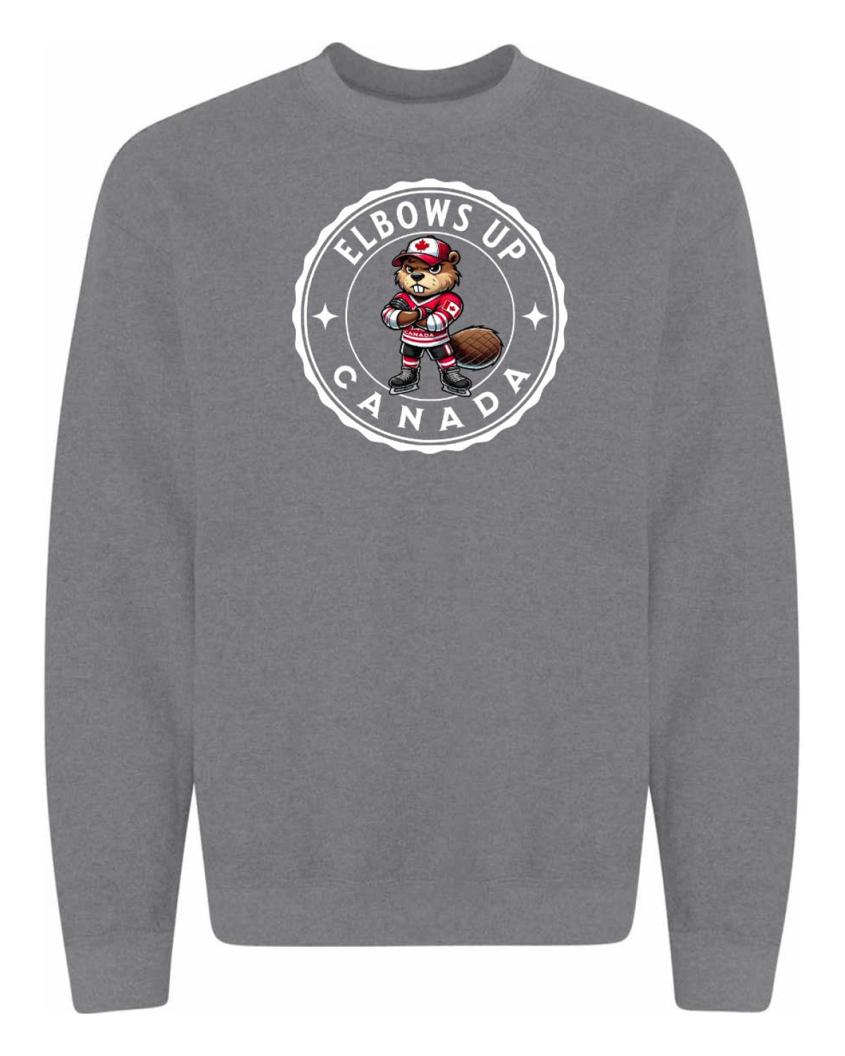 Elbows up Beaver Full Crewneck - Unisex