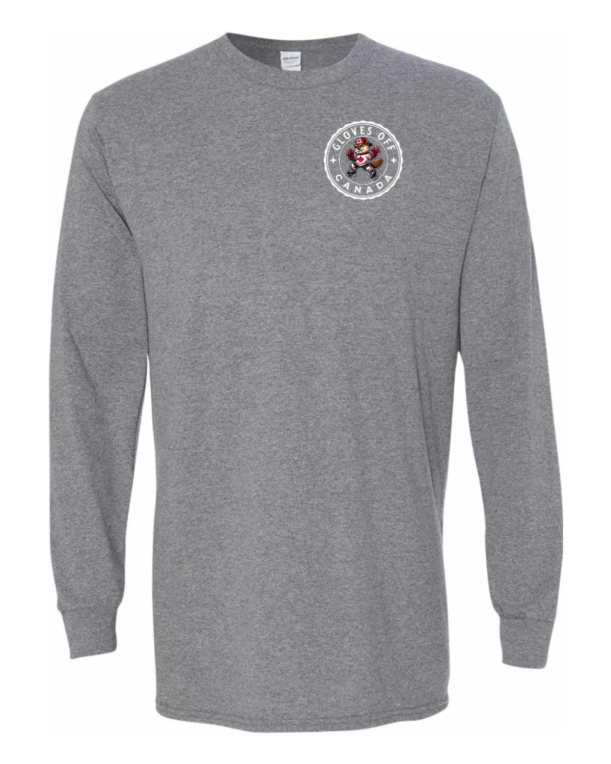 Gloves Off Beaver Left Chest Long Sleeve - Unisex