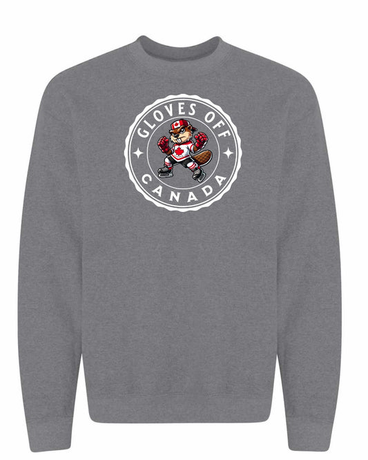 Gloves Off Beaver Full Crewneck - Gildan Canada (sewn Internationally)