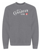 Just A Canadian Girl (Heart Flag Full) Full Crewneck - Unisex