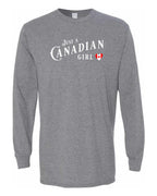 Just A Canadian Girl (Heart Flag Full) Full Long Sleeve - Unisex