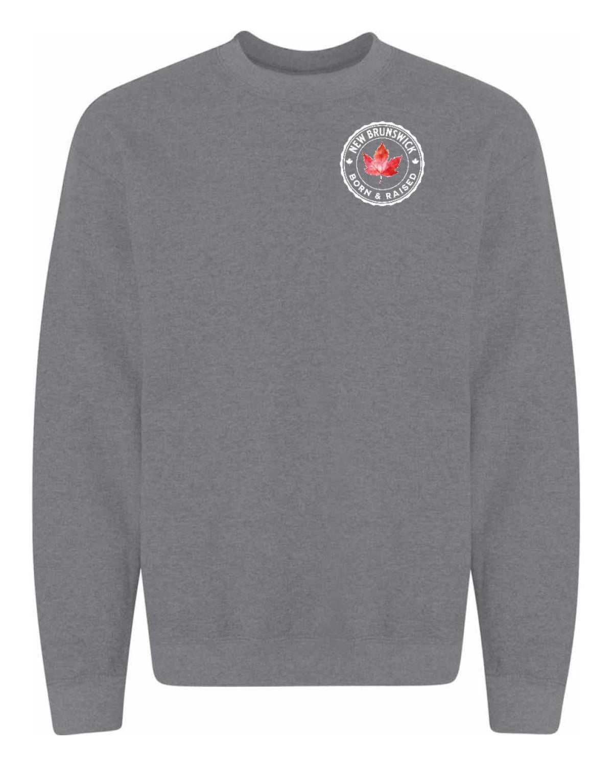 Born and Raised New Brunswick Left Chest Crewneck - Unisex