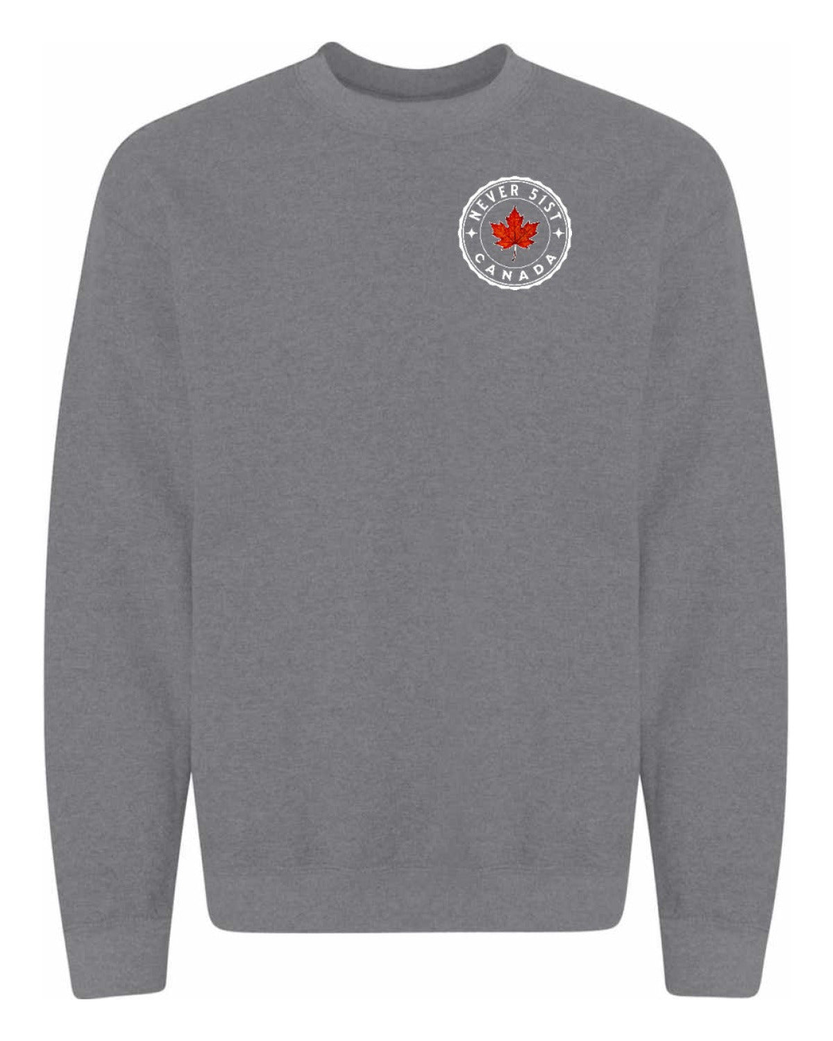 Never 51st Leaf Left Chest Crewneck - Unisex