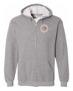 Born and Raised Ontario Left Chest Zip Hoodie - Unisex