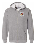 Proud to be Canadian Beaver Left Chest Zip Hoodie - Unisex