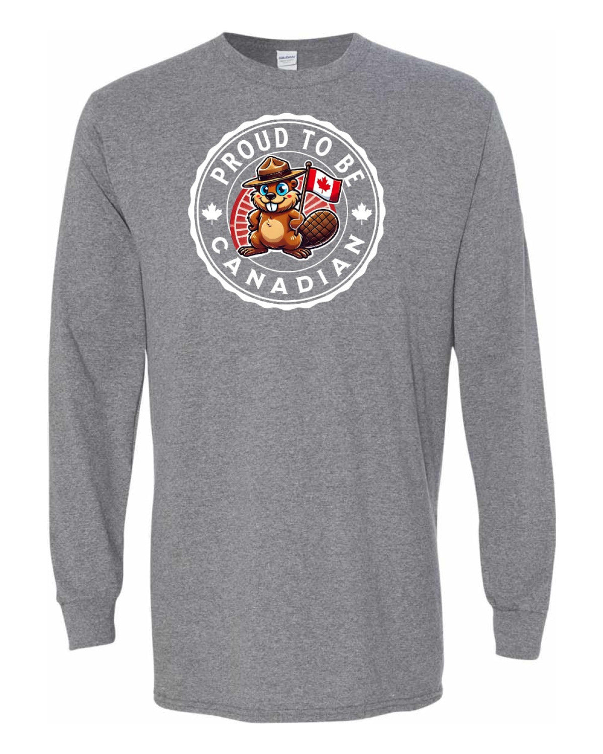 Proud to be Canadian Beaver Full Long Sleeve - Unisex