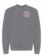 Proud to be Canadian Heart Flag Left Chest and Back Crewneck - Unisex