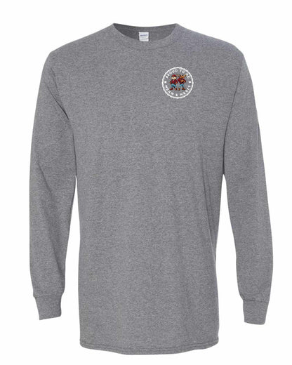 Proud Mean & Nasty Beaver and Moose Left Chest Long Sleeve - Gildan Canada (sewn Internationally)