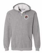 Proud Mean & Nasty Beaver and Moose Left Chest and Back Zip Hoodie - Unisex
