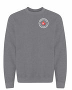 Proud to be Canadian Leaf Left Chest and Back Crewneck - Unisex