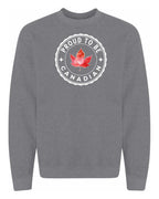Proud to be Canadian Leaf Full Crewneck - Unisex