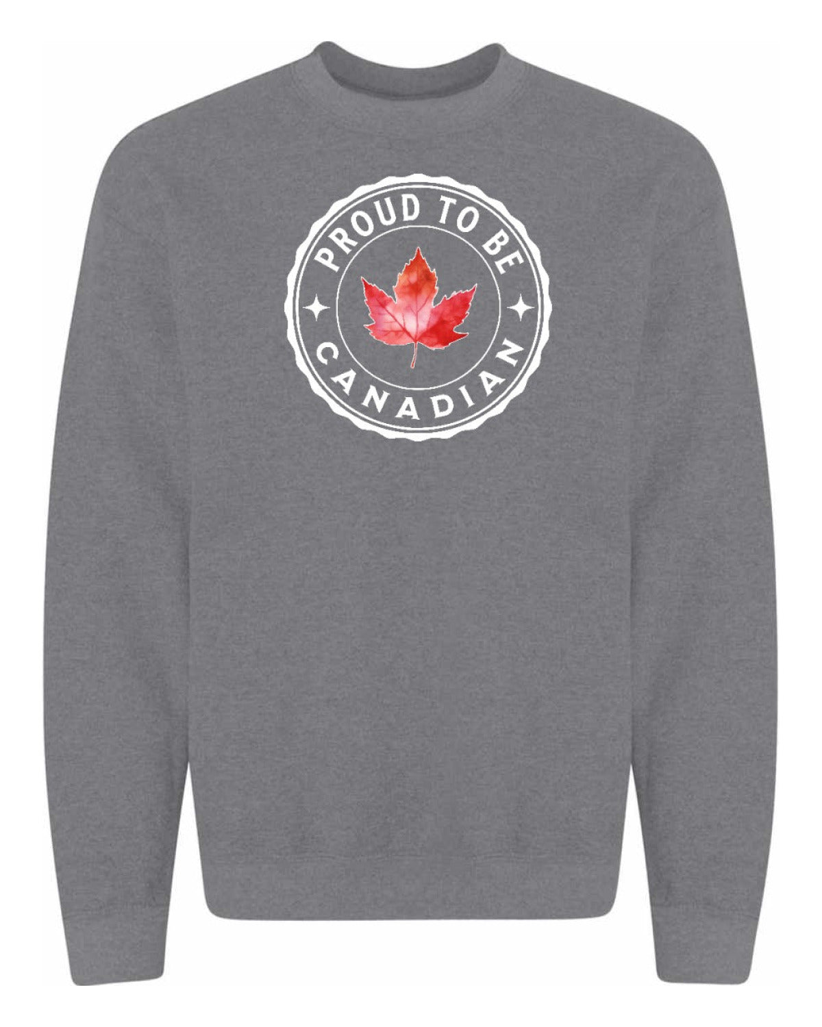 Proud to be Canadian Leaf Full Crewneck - Unisex