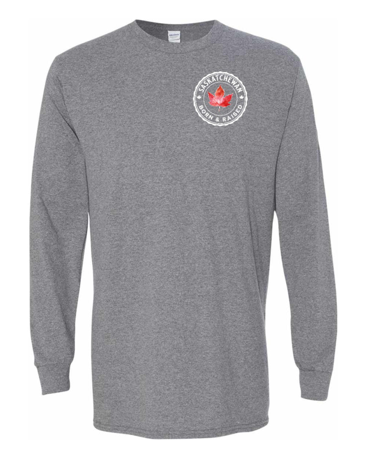 Born and Raised Saskatchewan Left Chest Long Sleeve - Unisex